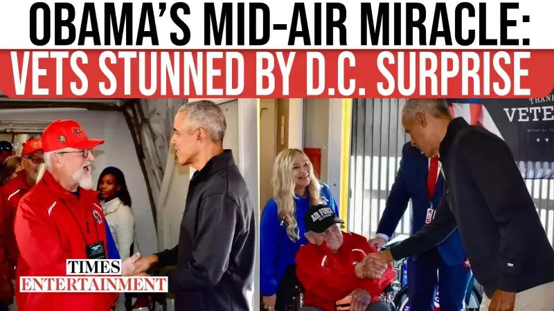 Obama's Heartwarming Surprise for Veterans on Honor Flight to D.C.