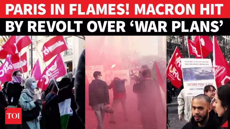 Paris Protests: Thousands Denounce Macron's Military Plan & Austerity