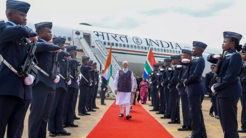 PM Modi Arrives in South Africa for G20 Summit, Focuses on Global Future