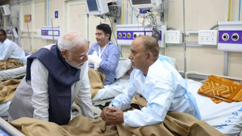 PM Modi Visits Delhi Blast Victims, Vows Justice After Red Fort Attack