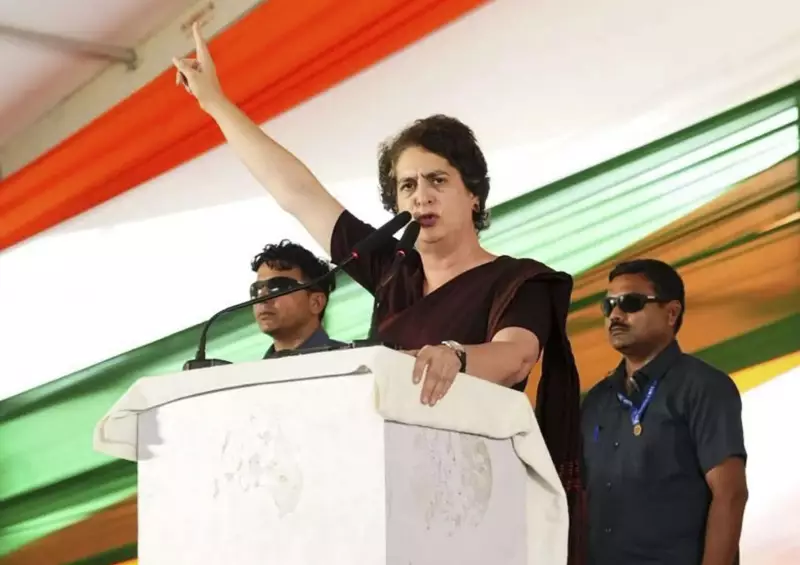 Priyanka Gandhi's Fiery Rally in Bihar: Calls for NDA Ouster, Promises True Development