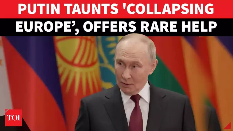 Putin Mocks Europe's Economy, Says Russia-China Thriving | 'Learn If You Can'