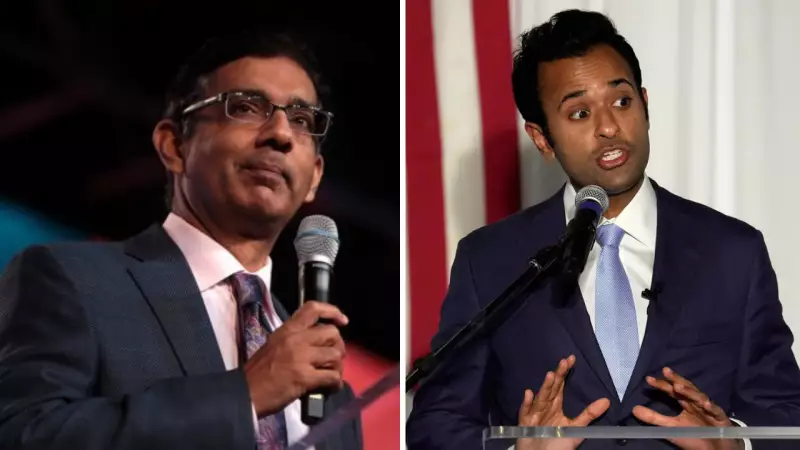 Ramaswamy-D'Souza Clash Exposes MAGA Rifts on Race & Education