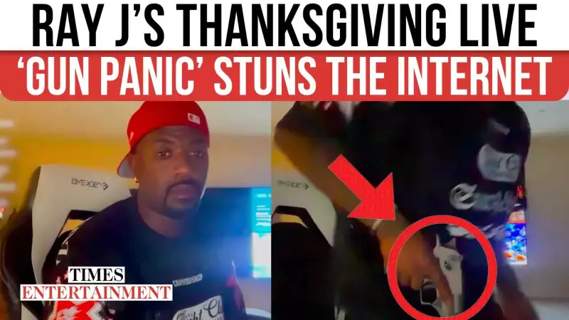 Ray J Arrested After Thanksgiving Gun Meltdown Live Stream