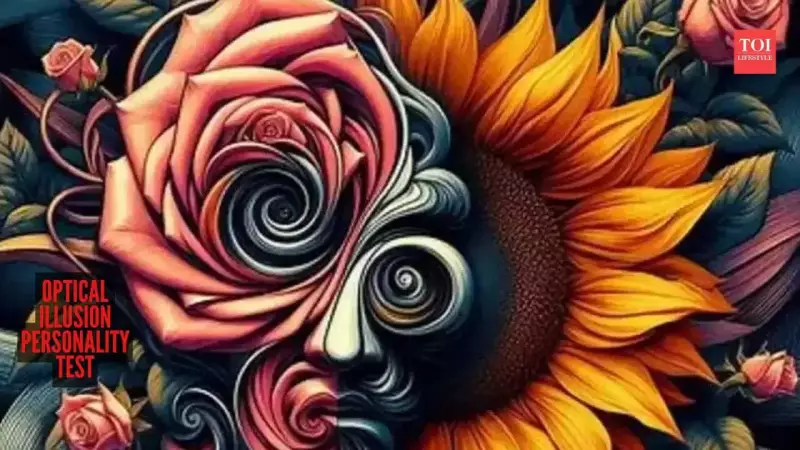 Rose or Sunflower? This Optical Illusion Reveals Your Personality