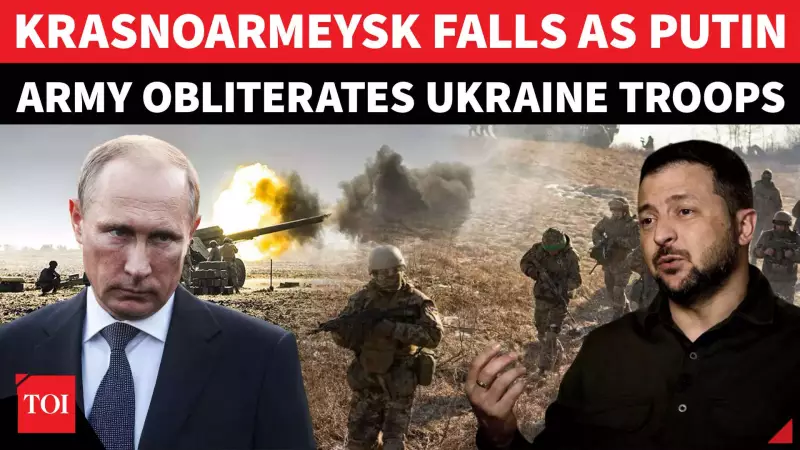 Russia Intensifies Ukraine Offensive: Drones Downed, Troops Killed in Krasnoarmeysk Capture