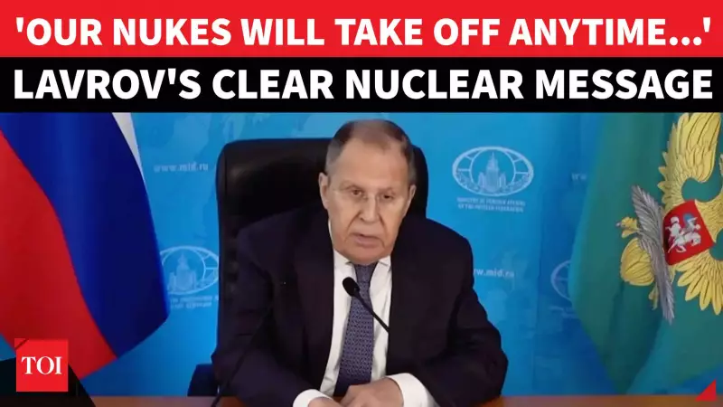 Russia Will Resume Nuclear Tests If Others Do First: Lavrov