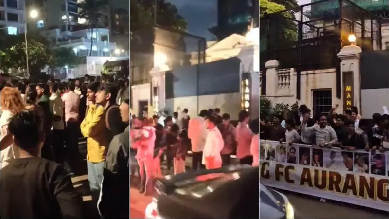 Shah Rukh Khan's 60th Birthday: Massive Crowds Gather Outside Mannat in Epic Celebration | Mint