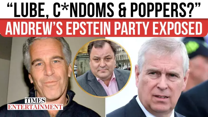 SHOCKING REVELATION: Prince Andrew's 2000 Party With Epstein Exposed In Explosive New Book