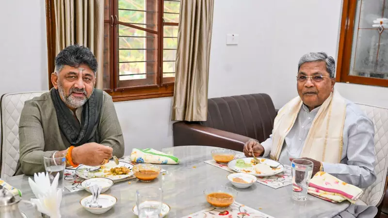 Siddaramaiah, Shivakumar Unite: 'No Differences, Agenda 2028' After Breakfast Meet