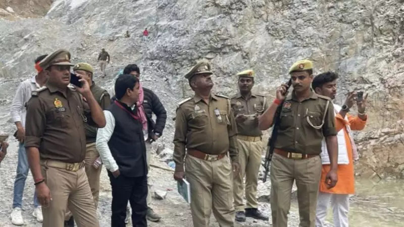 Sonbhadra Quarry Landslide: 1 Dead, Several Trapped in UP Tragedy