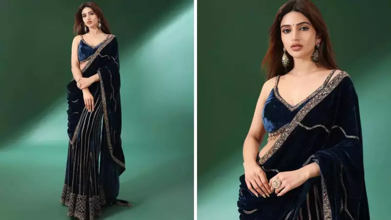 Sreeleela Stuns in ₹70,900 Draped Sharara for Mass Jathara Promotions - See Pics!