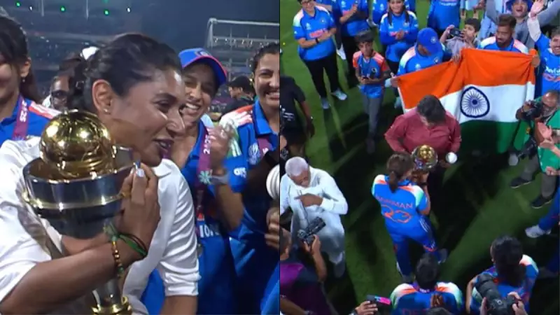 Team India Crowns Mithali Raj & Jhulan Goswami as World Cup Queens in Emotional Tribute After Historic Final Victory