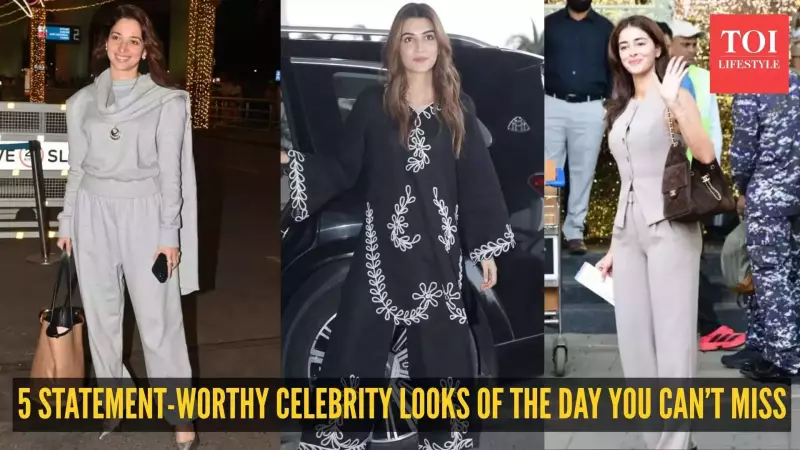 Top 5 Celebrity Outfits: Kriti Sanon to Tamannaah's Style