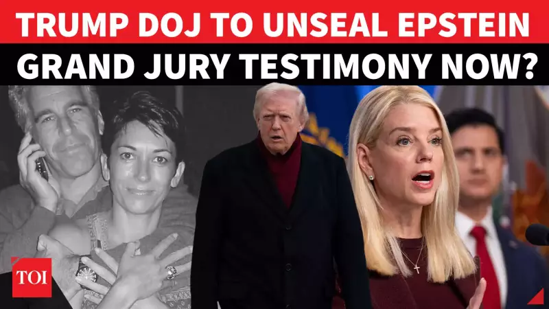 Trump DOJ Pushes to Release Epstein Grand Jury Files Under New Law