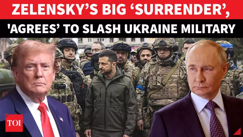 Trump-Zelensky Peace Plan Caps Ukraine Army at 800,000 Troops