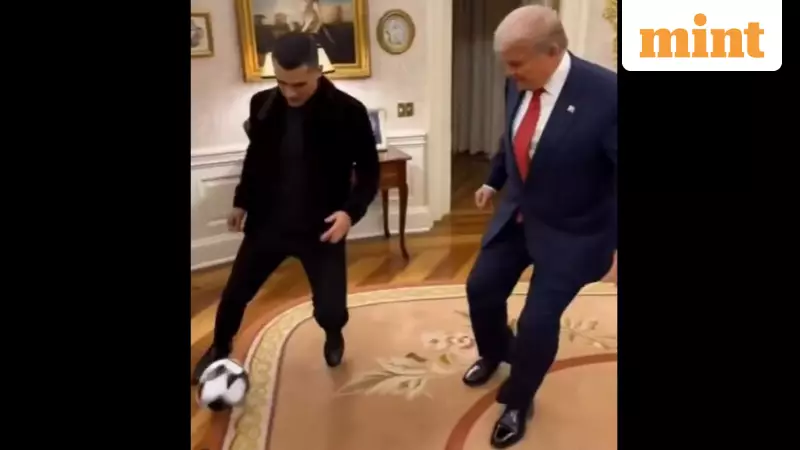 Trump's AI Video with Ronaldo Goes Viral: White House Football Fun