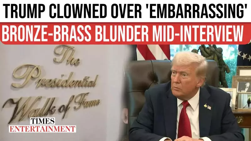 Trump's Bronze-Brass Mix-Up Sparks Newsom 'Brain Damage' Mockery