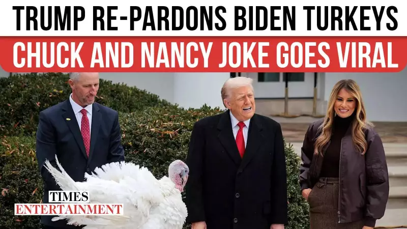 Trump's Turkey Pardon Turns Political With Biden, Schumer Jabs