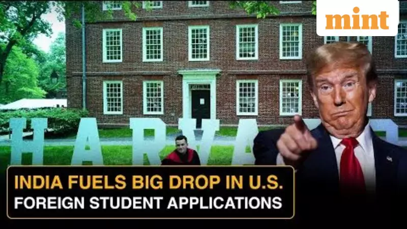 US Colleges Crisis: Indian Student Applications Drop 14% After Trump Visa Rules