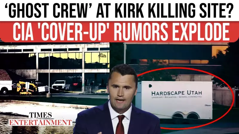 Utah Crime Scene Dig by Mysterious 'Hardscape Utah' Crew Sparks CIA Coverup Theories