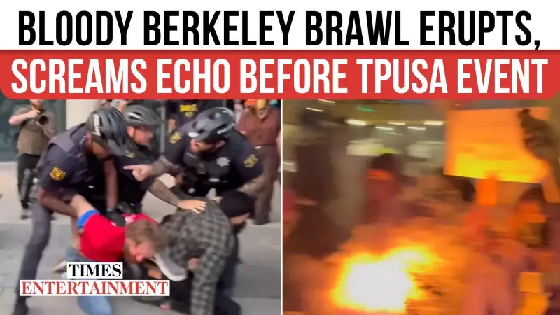 Violent Clash at UC Berkeley Ahead of TPUSA Event Leaves One Bloody