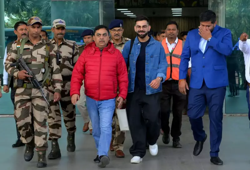 Virat Kohli Arrives in Ranchi for ODI Series vs South Africa