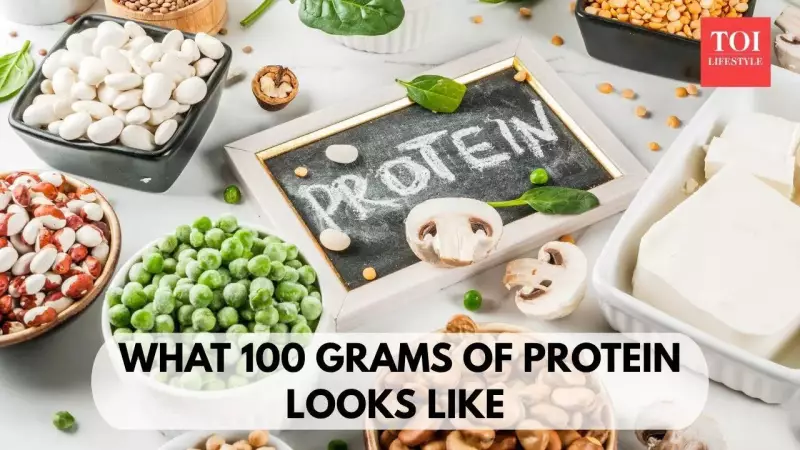 Visual Guide: What 100g of Protein Looks Like For Different Diets