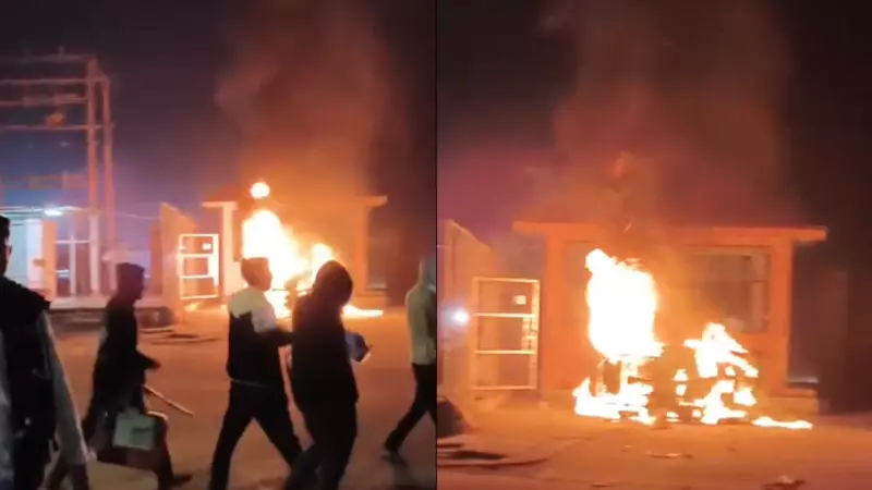 VIT University Erupts in Violence Over Jaundice Outbreak, Vehicles Set Ablaze