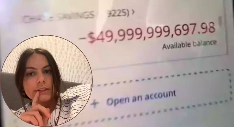 Woman Finds Negative $50 Billion in Bank Account After Night Out