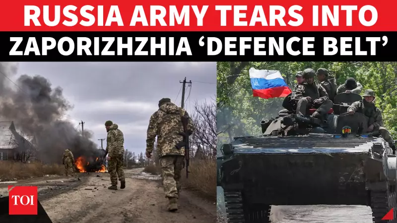 Zaporizhzhia Front Collapses: Russia Captures 9 Villages in 6 Days