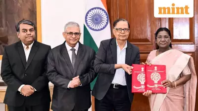 16th Finance Commission Submits Report for 2026-31 to President Murmu