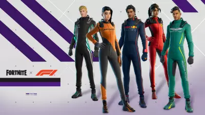 F1 Races into Fortnite: Exclusive Skins Launch Nov 20, 2025