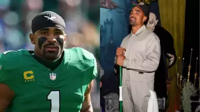 Jalen Hurts' Mysterious 'God' Costume Sparks Buzz at Eagles Halloween Party - What Was the Hidden Message?