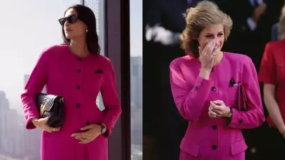 Sonam Kapoor's Diana-Inspired Pink Suit Reveals Second Pregnancy