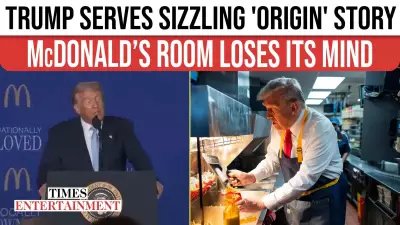 Trump Calls Himself 'First Fry Cook President' at McDonald's Event