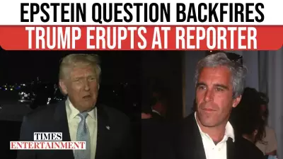Trump's Fiery Outburst: Epstein Files Query Sparks 'Fake News' Confrontation