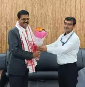 Bangajit Saha Assumes Leadership at Dibrugarh Airport, Promising Enhanced Connectivity for Assam