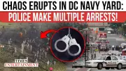Chaos Erupts at DC Navy Yard: Police Chase Suspects and Make Multiple Arrests Amid Violent Unrest