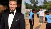 David Beckham Visits Visakhapatnam School, Champions Education for Girls