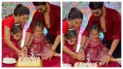 Debina & Gurmeet Celebrate Daughter Divisha's 1st Birthday in Mumbai