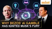 Elon Musk Slams Jeff Bezos Over $6.2B AI Startup 'Copycat' Move