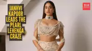 Janhvi Kapoor's Pearl Lehenga Sets New Wedding Trend