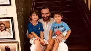Jeh Ali Khan, 3, Blocks Paparazzi to Protect Dad Saif in Viral Mumbai Moment