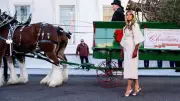 Melania Trump Welcomes 2025 White House Christmas Tree from Michigan