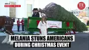 Melania Trump's 3-Minute Christmas Appearance Sparks Outrage