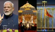 PM Modi Hoists Saffron Flag at Ayodhya Ram Temple on Vivah Panchami