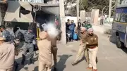 Punjab Transport Strike Turns Violent: Police Officer Set Ablaze