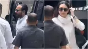 Saif, Karisma Visit Deol Family to Mourn Dharmendra's Demise