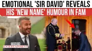 Sir David Beckham Finally Receives Knighthood! Emotional Moment with King Charles Captivates Fans
